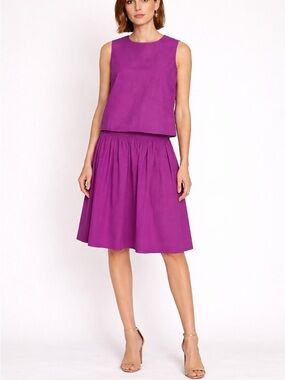 ODEEH sleeveless top and skirt set size 34 NWT